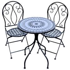 With a glazed tile top that transports you to a barcelona sidewalk, this table brings an instant dose of elegance to any space. The Complete Garden 2 Seater Mosaic Romina Outdoor Bistro Set Temple Webster