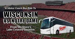 Steny's Lake Country Bus to Wisconsin vs Notre Dame