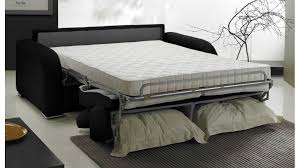 Canapé lit convertible couchage quotidien. Canape Convertible 2 Places En Cuir Lit 120 Cm Prix Usine Italie