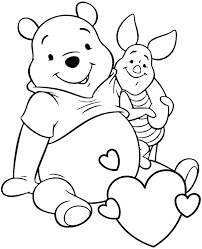 Click the pooh and piglet coloring pages to view printable version or color it online (compatible with ipad and android tablets). Winnie The Pooh Valentines Day Coloring Novocom Top