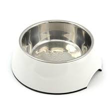 Nacoco Stainless Steel Dog Bowl Pet Food And Water Bowl With Non Skid Rubber Bottom Easy Cleaning Heat Resistant Melamine For Dog And Cat