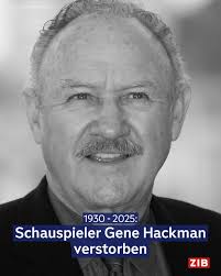 Schauspiellegende verstorben: Die US-Schauspiellegende Gene Hackman ist im  Alter von 95 Jahren gestorben. Hackman und seine Frau Betsy Arakawa wurden  tot in ihrem Haus in Santa Fe (USA) aufgefunden. Die Umstände sind