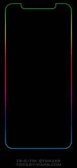 Iphone Xs Max Wallpapers Rainbow Outline V01 Rainbow Wallpaper Iphone Iphone Lockscreen Wallpaper Iphone Wallpaper Logo