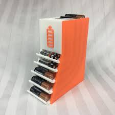 3d Printable Battery Organizer 2 By Mitch Hargadine 3d Printing Diy 3d Printing 3d Printer Designs
