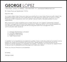 Video Producer Cover Letter Sample Cover Letter Templates Examples
