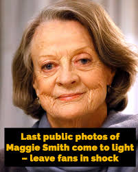 Rest In Peace to the legend Dame Maggie Smith, who passed away just now at  89 years old. 💔😭 the pictures from her last public appearance have come  to light and left