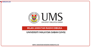 Untuk makluman, terdapat beberapa kekosongan jawatan yang dibuka untuk permohonan oleh pihak universiti malaysia sabah (ums). Jawatan Kosong Terkini Universiti Malaysia Sabah Ums Kerja Kosong Kerajaan Swasta