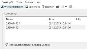 Windows saves the desktop icon layout when the user logs off, and the setting is read during logon. Desktopok Download Position Der Desktop Icons Sichern