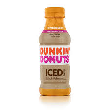 Dunkin's full pumpkin menu (doughnuts, munchkins and muffins) will be available nationwide. Ready To Drink Pumpkin Spice Iced Coffee