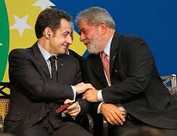 Resultado de imagem para IMAGENS LULA, SARKOZY E SUBMARINOS FRANCESES