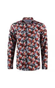 Untuckit's collection of men's patterned shirts make the perfect men's summer shirts. Floral Print Black Men S Shirt Abh Collection Javea