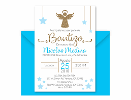 Baptism Invitation In Spanish Printable Boy Invitacion Etsy Baptism Invitations Invitations Personalized Baptism