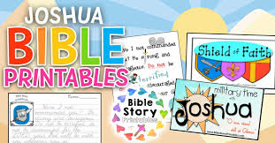 Creative ways to color your pictures: Joshua Bible Printables Bible Story Printables