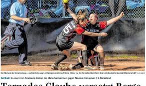 Offizielle spielpläne und resultate baseball und softball aller schweizer ligen Softball Bundesliga Mannheim Tornados