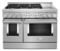 commercial style freestanding gas range