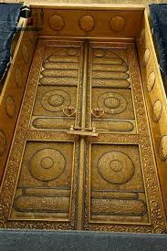 The Door Of Kaba Islam Islamic Makkah Masjid Al Haram Mecca Kaaba