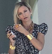 She has however been spotted with tattoos for her role in a movie. Cameron Diaz Sports Shoulder Tattoo And Gaudy Jewellery For Hyper Sexualised Role In The Counselor Daily Mail Online