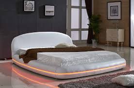 A tufted faux leather bed enhances the looks of your. Best Platform Bed With Led Lights Change Up To 16 Colors By Remote