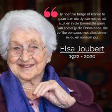 Die legendariese Afrikaanse skrywer Elsa Joubert (97), wat Sondagmiddag in  Kaapstad aan Covid-19 dood is, was 'n groot gees. So het  @christiaan_olwagen, regisseur van die rolprent Poppie Nongena, wat gegrond  is op