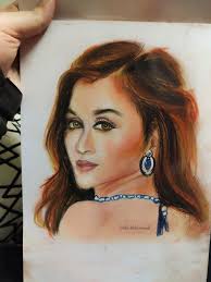 My drawing done with soft pastels and colored pencils ✏️🎨💫