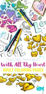Digital heart diagram printable template. With All Thy Heart Coloring Pages Samples From Let S Color Together