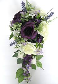 Not only plum wedding bouquets, you could also find another pics such as peach wedding bouquets, purple wedding bouquets, white wedding bouquets, plum calla lily bouquets, lilac wedding bouquets, guava wedding we are inturn drawn to the depth of color in these flowers. Wedding Bouquet 17 Piece Set Bridal Silk Flower Plum Purple Cream Lavender Lilac Ebay