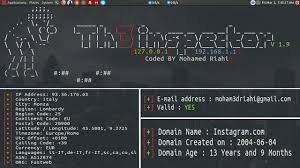 Th3inspector Tool For Information Gathering Best Hacking Tools Security Tools Hacking Websites