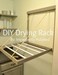 On the legs' uncut ends, use a speed square to find a 15° angle. Diy Pull Down Drying Rack Imperfectly Polished Laundry Room Diy Diy House Projects Home Diy