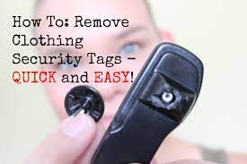 While they can be mutilated off with a pair. How To Remove A Security Tag From Clothing Quick And Easy Remove Security Tag Clothing Clothing Tags Take Off Clothes