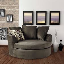 Asha Cuddler Pewter Chair Furniture Round Chair Living Decor