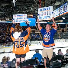 The new york islanders play at also, the atmosphere is always incredible as the audience cheers on the team. A Playoff Homecoming And Swan Song For The Islanders The New York Times