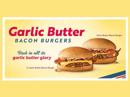 Sonic Brings Back Garlic Butter Bacon Burgers Chew Boom