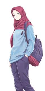 Cara menggambar anak perempuan berjilbab yg mudah youtube. Keren Itu Tomboy Tapi Tetep Berhijab V Gadis Kartun Lucu Kartun Hijab Gadis Anime Keren