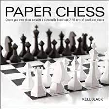 Making your own chess set is a project that many people embark on, indeed it has become a very popular gcse design & technology project to hundreds of 15 and 16 year olds in the. Paper Chess Create Your Own Chess Set With A Detachable Board And 2 Full Sets Of Punch Out Pieces Create Your Own Paper Chess Set Black Kell Saunders John Amazon De Bucher