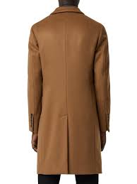 Commuting, weekend brunch, or just running errands. Burberry Halesowen Camel Single Breasted Wool Cashmere Overcoat In Dark Camel Natural For Men Lyst