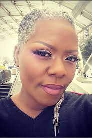 Beautiful Black Women Slaying Gracefully In Gray Hair Short Grey Hair Short Hair Styles Gray Hair Beauty