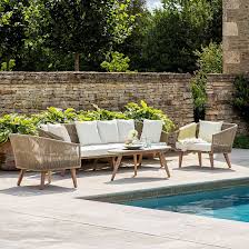 Garden Furniture Doesn T Come Any More Stylish Than Our Striking Bellway Outdoor Lounge Set Co Outdoor Lounge Set Contemporary Garden Furniture Garden Sofa Set