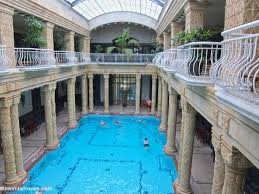 Main Pool Of Gellert Baths Budapest Swimming Pools Budapest Indoor Swimming Pools