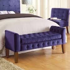 How To Decorate With Ultra Violet Tufted Storage Bench Storage Bench Bedroom Storage