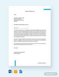 Affidavit Of Support Letter Template Free Pdf Word Apple Pages Google Docs Lettering Job Application Letter Template Support Letter