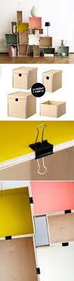 Box Shelves From Ikea Connected With Ordinary Office Binder Clips Bookshelves Diy Home Diy Bookshelves