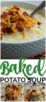 4return the soup to the pot and place it over low heat. Baked Potato Soup