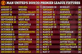 English football announces social media boycott. Man Utd Premier League Fixtures 2019 20 Solskjaer S Men Face Tough December With Spurs And Man City Kicking Off Month