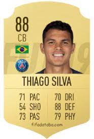 Alors, qui va le faire ? Thiago Emiliano Da Silva Fifa 19 Spieler Statistik Card Preis