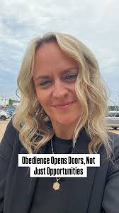 Want more opportunities? It starts with obedience., Obedience isn’t always  easy or glamorous. It’s doing what God tells you, even when it’s small or  uncomfortable., But that’s what unlocks doors you ...