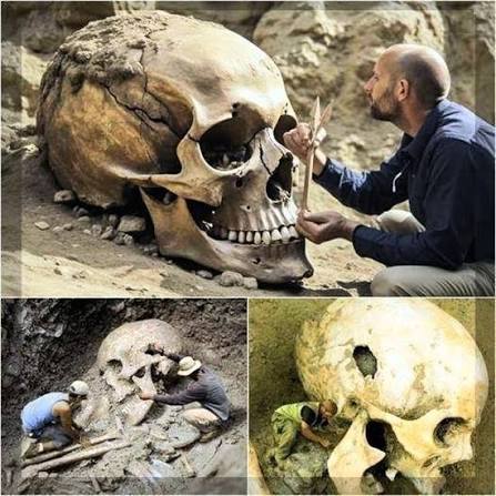 Giant ancient skull reveals mysteries of forgotten civilization