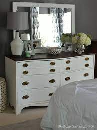 Whether you want inspiration for planning a bedroom renovation or are building a designer bedroom from scratch, houzz has 1,102,153 images from the best designers, decorators, and architects in the country, including. Painted Dresser And Mirror Makeover Master Bedroom Furniture Dresser Decor Bedroom Home Decor Bedroom Dresser Top Decor