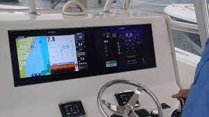 The New Glass Dash From Mercury Simrad Offers Functionality And Connectivity Previously Reserved For Larger Ships And Megayach Mercury Marine Electronics Glass