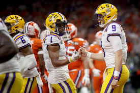 #joe burrow #ja'marr chase #justin jefferson #lsu #louisiana state university #lsu tigers #lsu football #college football #peach bowl #cincinnati bengals #bengals #nfl #gifs #mine. Lsu Wr Ja Marr Chase Talks Bengals Joe Burrow After Impressive Pro Day Cincy Jungle