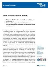 Wie ist die kundenzufriedenheit bei teambank easycredit? 85 Prozent Der Deutschen Kennen Easycredit